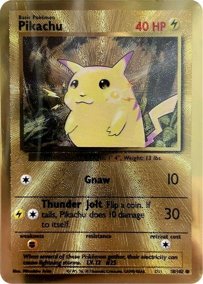 Pikachu (58/102) (Celebrations Metal Card) [Celebrations: 25th Anniversary] | Rock City Comics