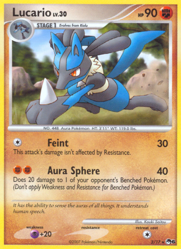 Lucario (2/17) [POP Series 6] | Rock City Comics