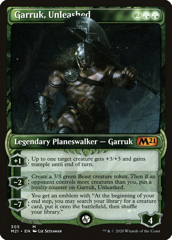 Garruk, Unleashed (Showcase) [Core Set 2021] | Rock City Comics