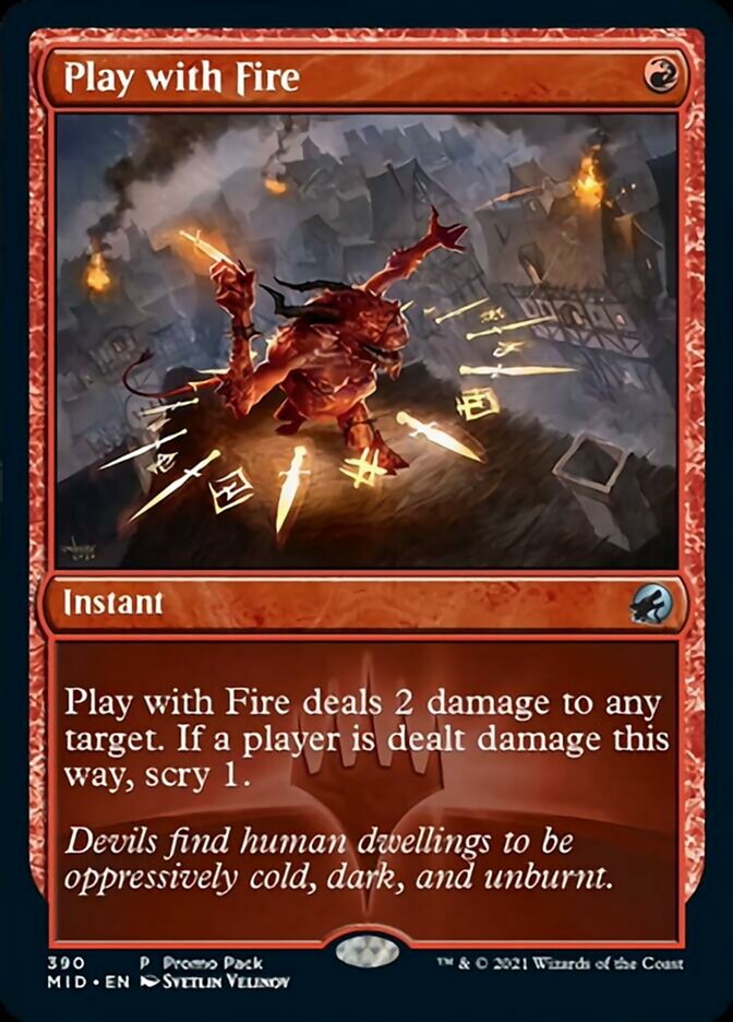 Play with Fire (Promo Pack) [Innistrad: Midnight Hunt Promos] | Rock City Comics