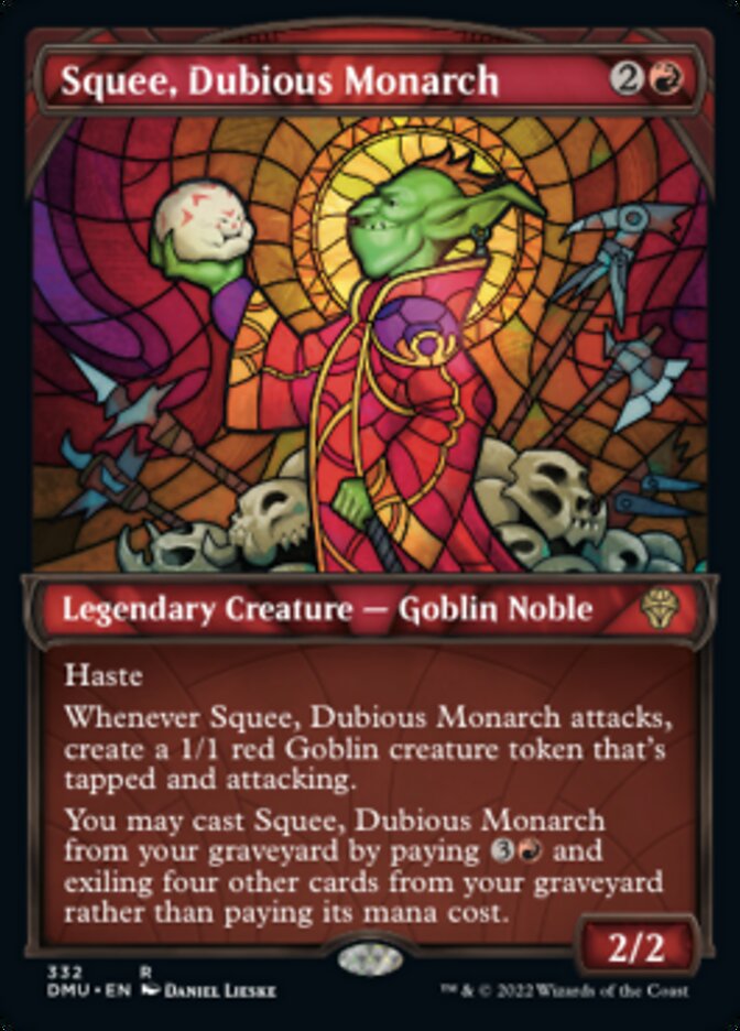 Squee, Dubious Monarch (Showcase Textured) [Dominaria United] | Rock City Comics