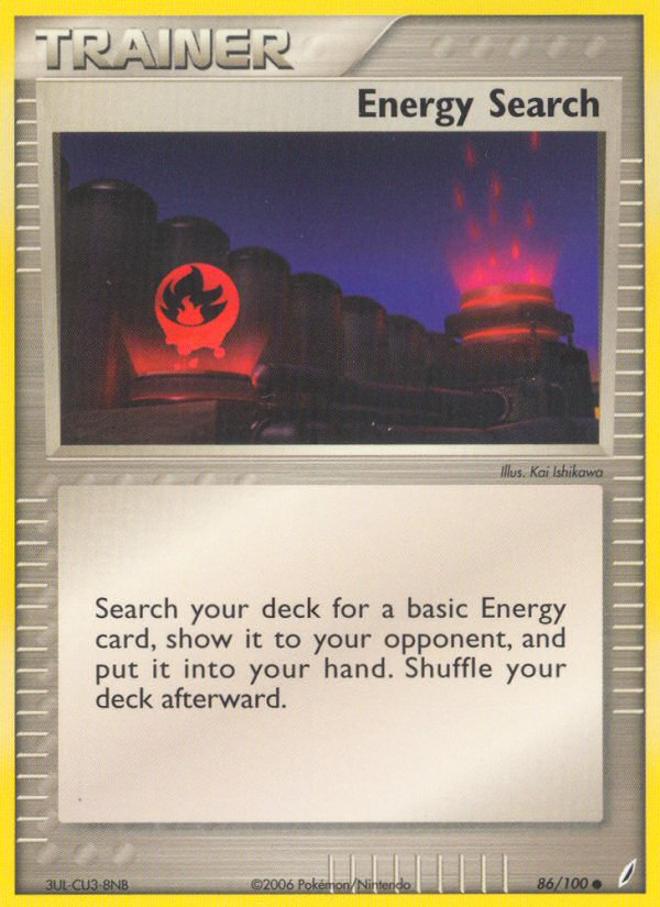 Energy Search (86/100) [EX: Crystal Guardians] | Rock City Comics