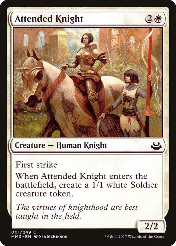 Attended Knight [Modern Masters 2017] | Rock City Comics