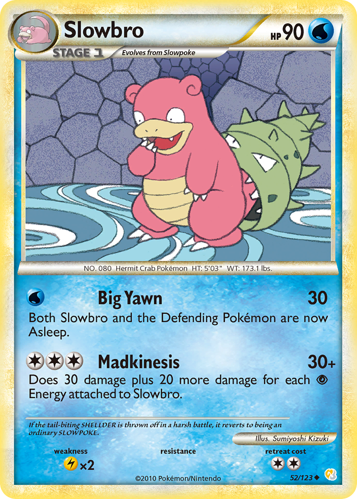 Slowbro (52/123) [HeartGold & SoulSilver: Base Set] | Rock City Comics