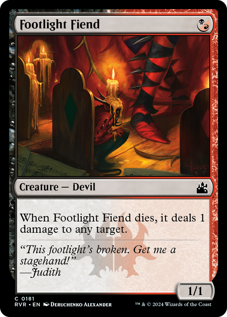 Footlight Fiend [Ravnica Remastered] | Rock City Comics