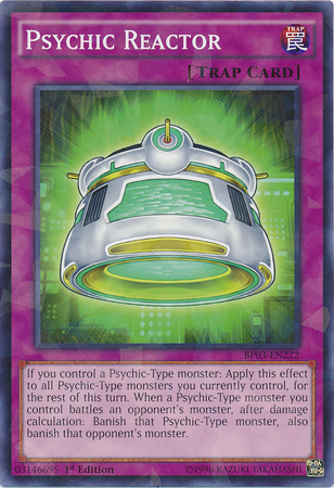 Psychic Reactor [BP03-EN222] Shatterfoil Rare | Rock City Comics