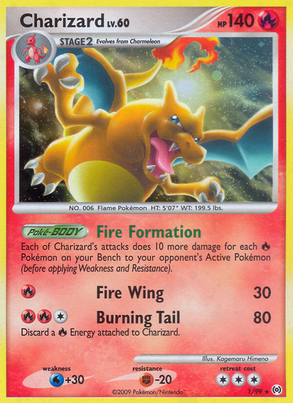 Charizard (1/99) [Platinum: Arceus] | Rock City Comics