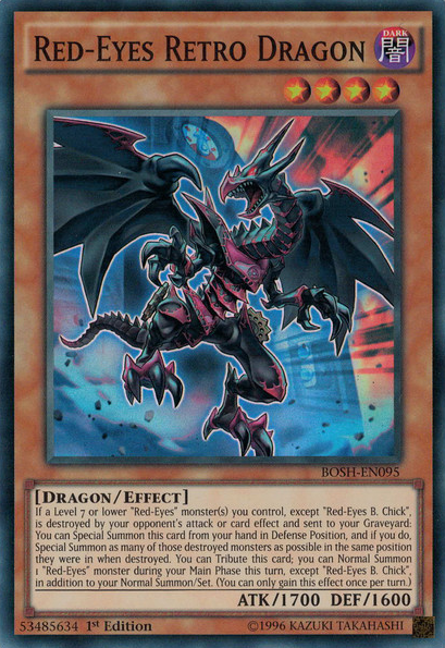 Red-Eyes Retro Dragon [BOSH-EN095] Super Rare | Rock City Comics