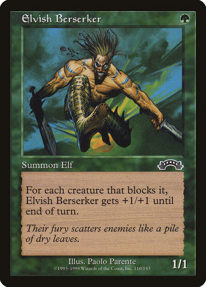 Elvish Berserker [Exodus] | Rock City Comics