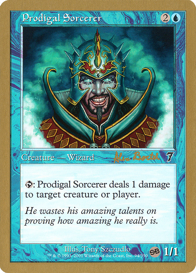 Prodigal Sorcerer (Alex Borteh) (SB) [World Championship Decks 2001] | Rock City Comics