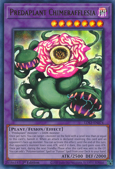 Predaplant Chimerafflesia [LDS3-EN074] Ultra Rare | Rock City Comics