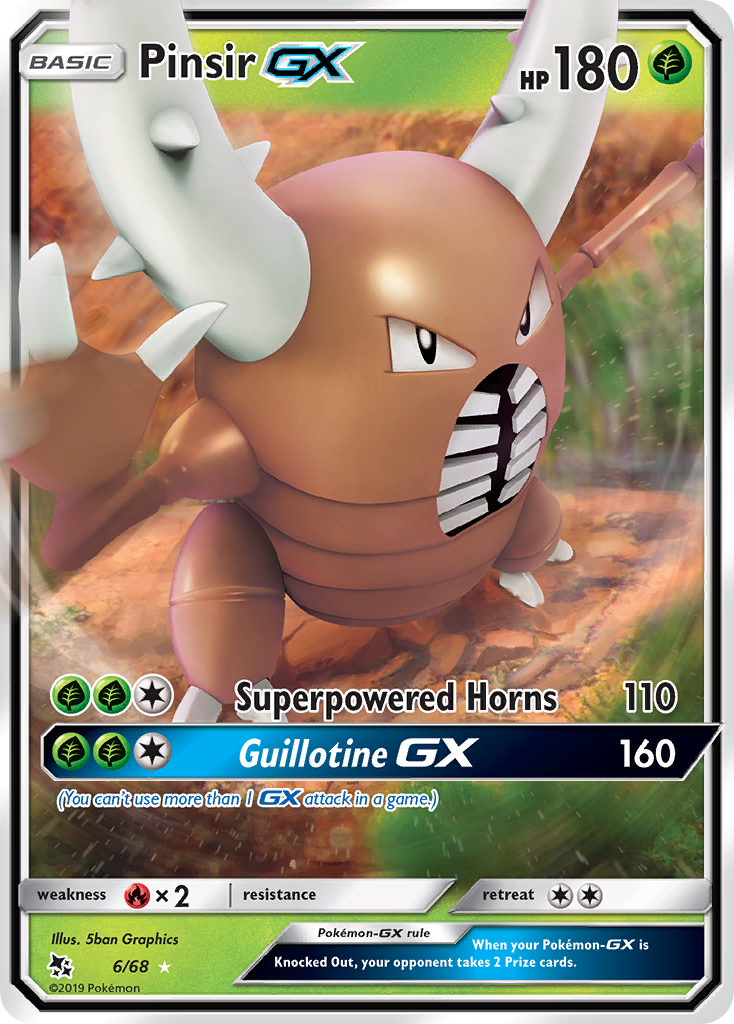 Pinsir GX (6/68) [Sun & Moon: Hidden Fates] | Rock City Comics