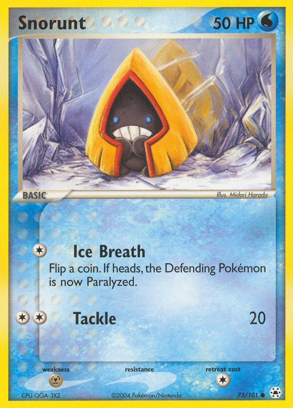 Snorunt (73/101) [EX: Hidden Legends] | Rock City Comics