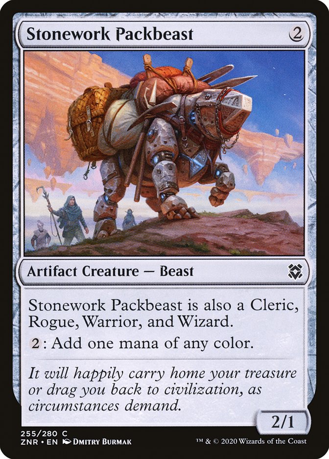 Stonework Packbeast [Zendikar Rising] | Rock City Comics