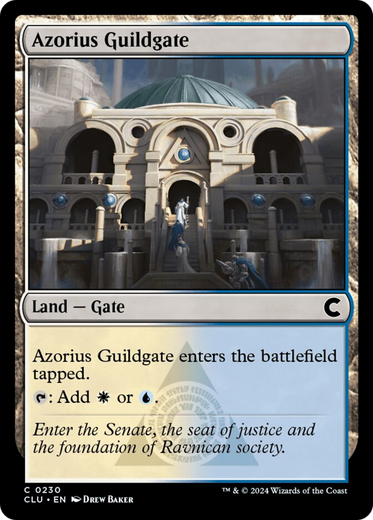 Azorius Guildgate [Ravnica: Clue Edition] | Rock City Comics