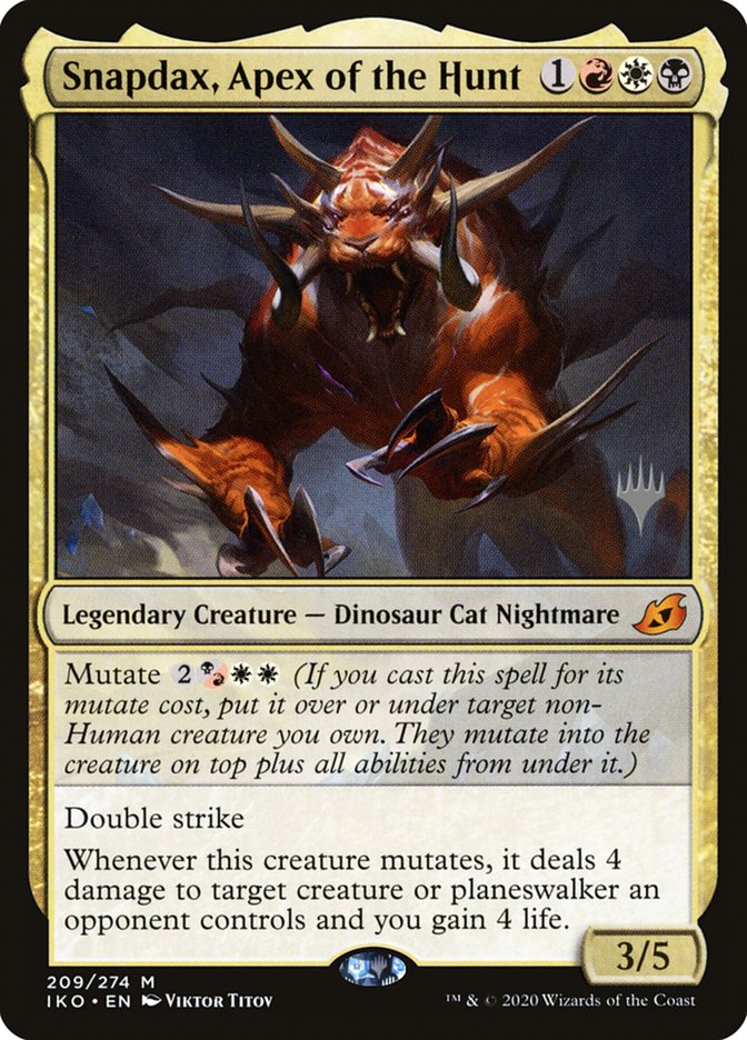 Snapdax, Apex of the Hunt (Promo Pack) [Ikoria: Lair of Behemoths Promos] | Rock City Comics