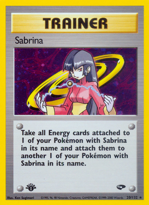 Sabrina (20/132) [Gym Challenge 1st Edition] | Rock City Comics