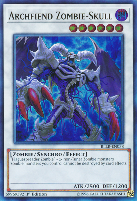 Archfiend Zombie-Skull [BLLR-EN058] Ultra Rare | Rock City Comics