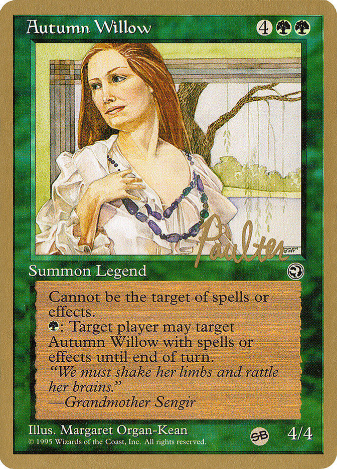 Autumn Willow (Preston Poulter) (SB) [Pro Tour Collector Set] | Rock City Comics