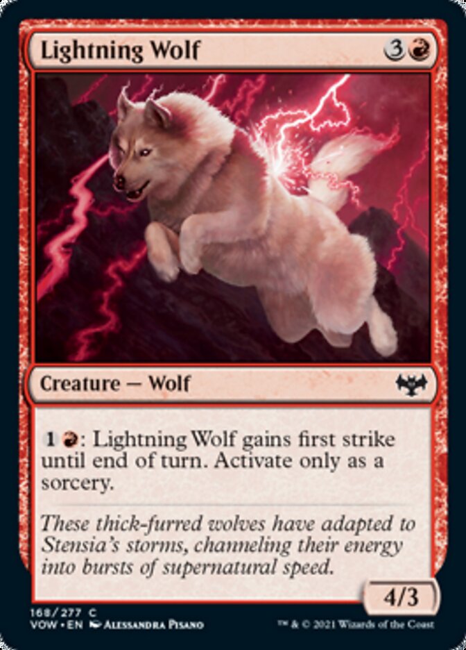 Lightning Wolf [Innistrad: Crimson Vow] | Rock City Comics