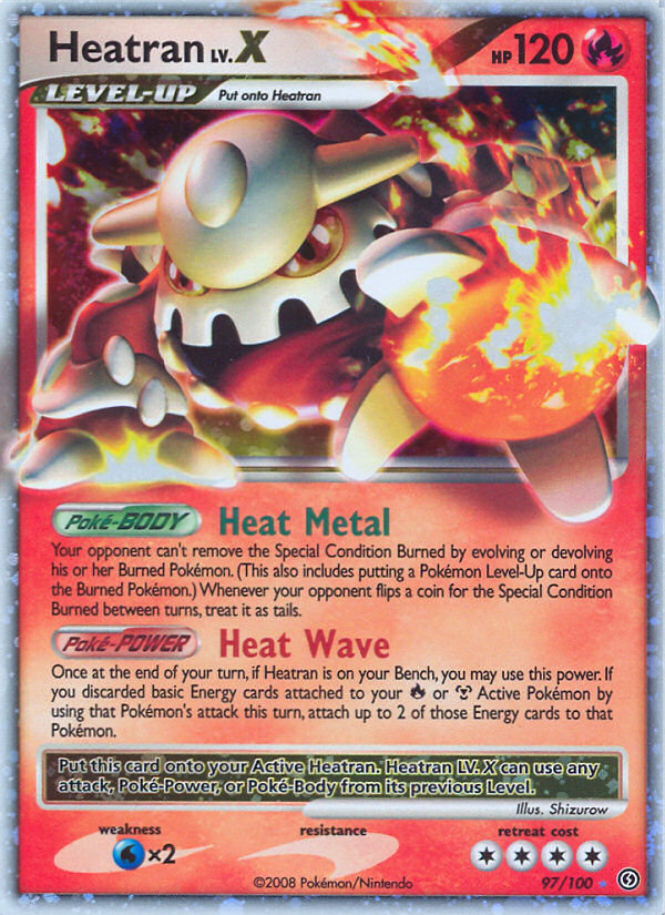 Heatran LV.X (97/100) [Diamond & Pearl: Stormfront] | Rock City Comics