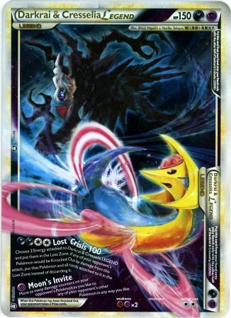 Darkrai & Cresselia LEGEND (99/102) (Jumbo Card) [HeartGold & SoulSilver: Triumphant] | Rock City Comics