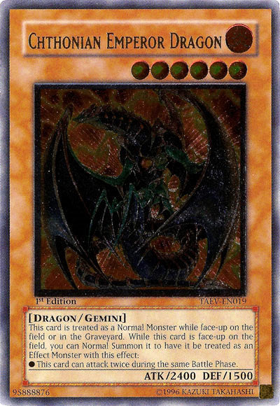 Chthonian Emperor Dragon [TAEV-EN019] Ultimate Rare | Rock City Comics