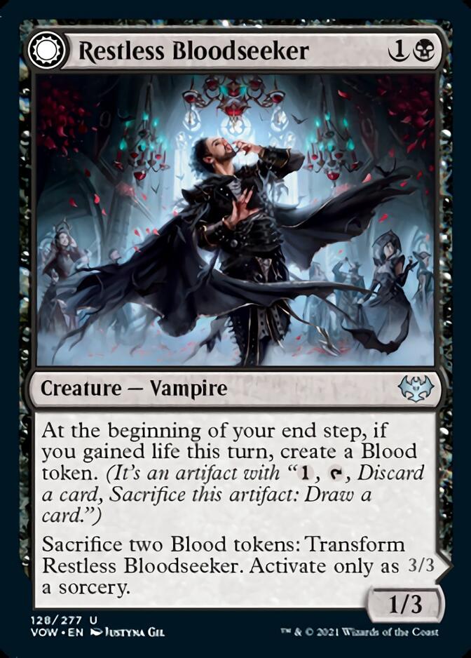 Restless Bloodseeker // Bloodsoaked Reveler [Innistrad: Crimson Vow] | Rock City Comics