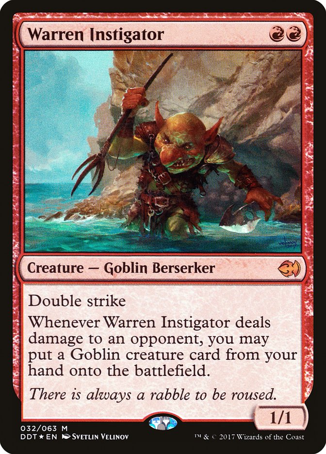 Warren Instigator [Duel Decks: Merfolk vs. Goblins] | Rock City Comics