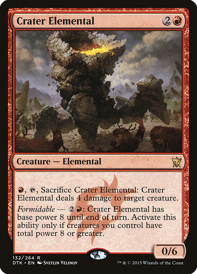 Crater Elemental [Dragons of Tarkir] | Rock City Comics