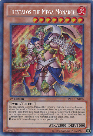 Thestalos the Mega Monarch [PRIO-EN035] Secret Rare | Rock City Comics