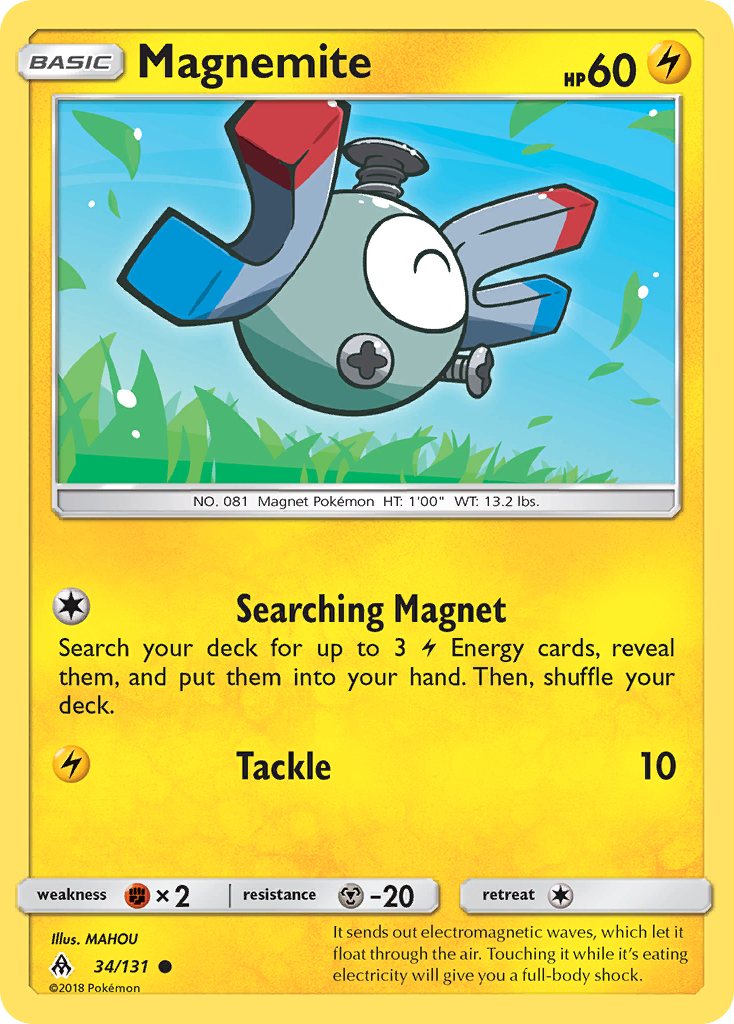 Magnemite (34/131) [Sun & Moon: Forbidden Light] | Rock City Comics