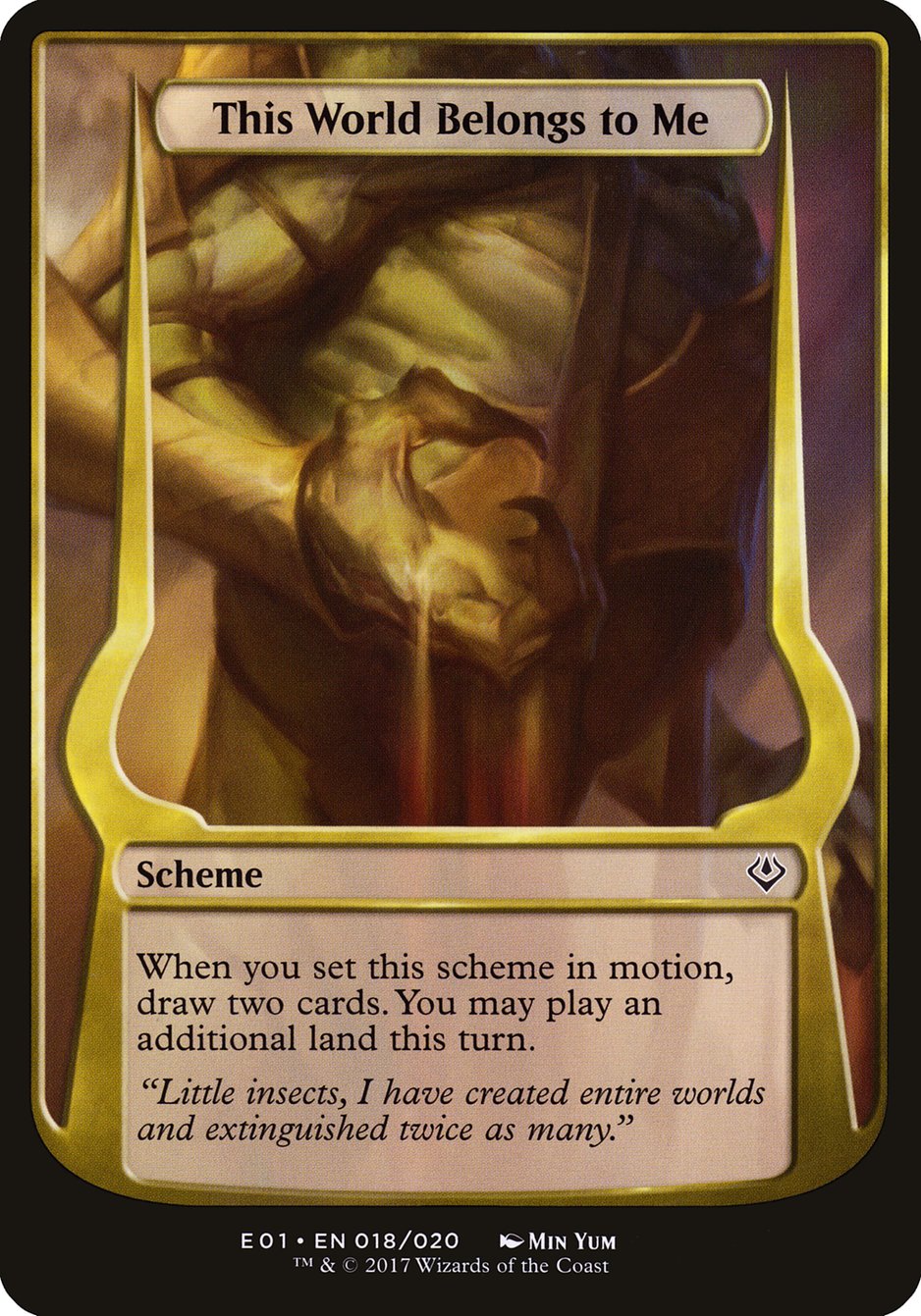 This World Belongs to Me (Schemes) [Archenemy: Nicol Bolas Schemes] | Rock City Comics