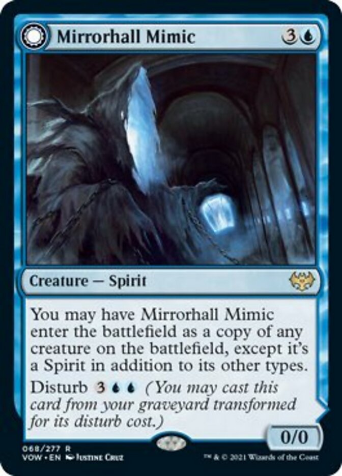 Mirrorhall Mimic // Ghastly Mimicry [Innistrad: Crimson Vow] | Rock City Comics