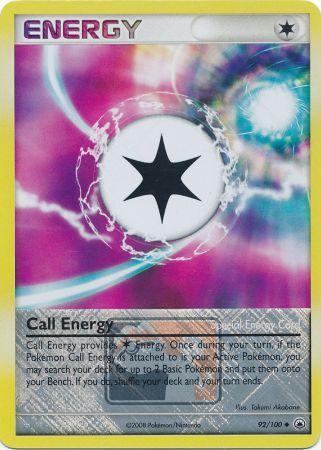 Call Energy (92/100) (League Promo) [Diamond & Pearl: Majestic Dawn] | Rock City Comics