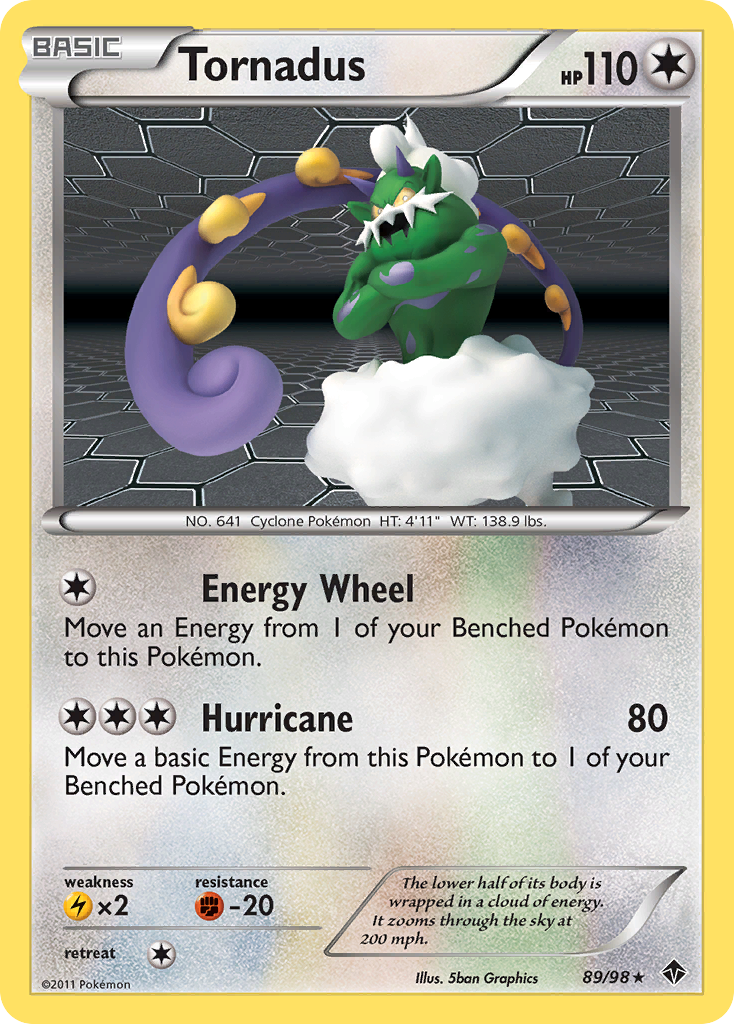 Tornadus (89/98) [Black & White: Emerging Powers] | Rock City Comics