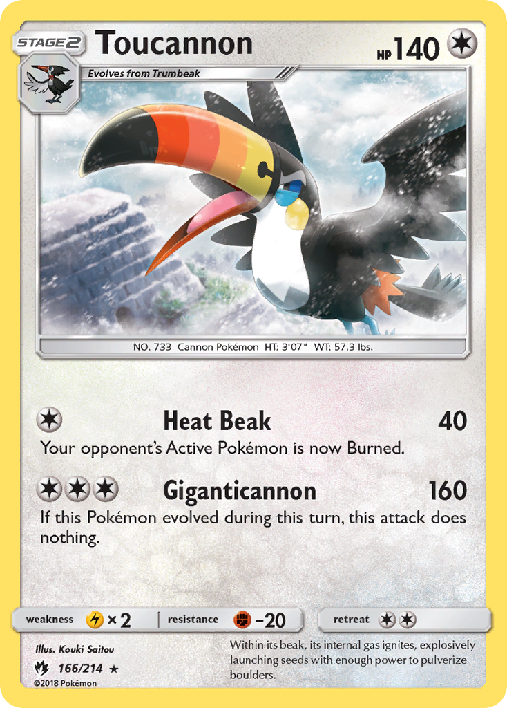 Toucannon (166/214) [Sun & Moon: Lost Thunder] | Rock City Comics