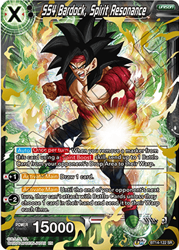 SS4 Bardock, Spirit Resonance (BT14-122) [Cross Spirits] | Rock City Comics