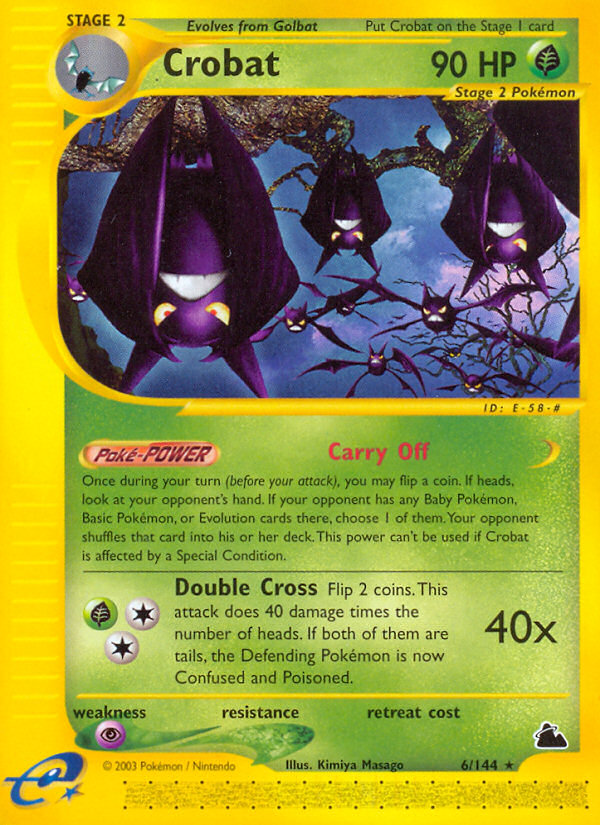 Crobat (6/144) [Skyridge] | Rock City Comics