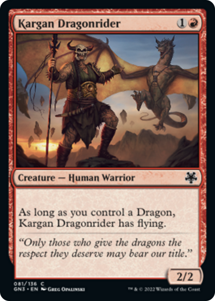 Kargan Dragonrider [Game Night: Free-for-All] | Rock City Comics
