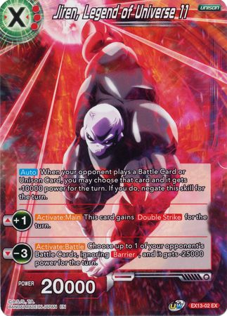 Jiren, Legend of Universe 11 [EX13-02] | Rock City Comics