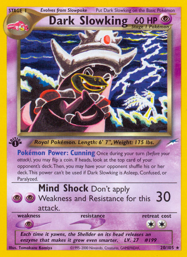 Dark Slowking (20/105) [Neo Destiny 1st Edition] | Rock City Comics