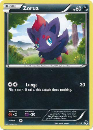 Zorua (13/30) [Black & White: Trainer Kit - Zoroark] | Rock City Comics