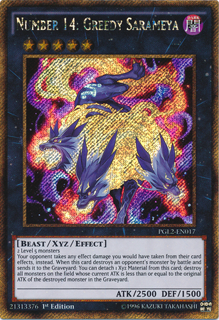 Number 14: Greedy Sarameya [PGL2-EN017] Gold Secret Rare | Rock City Comics