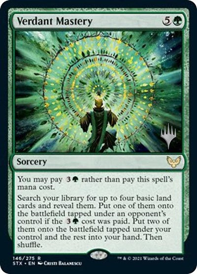 Verdant Mastery (Promo Pack) [Strixhaven: School of Mages Promos] | Rock City Comics