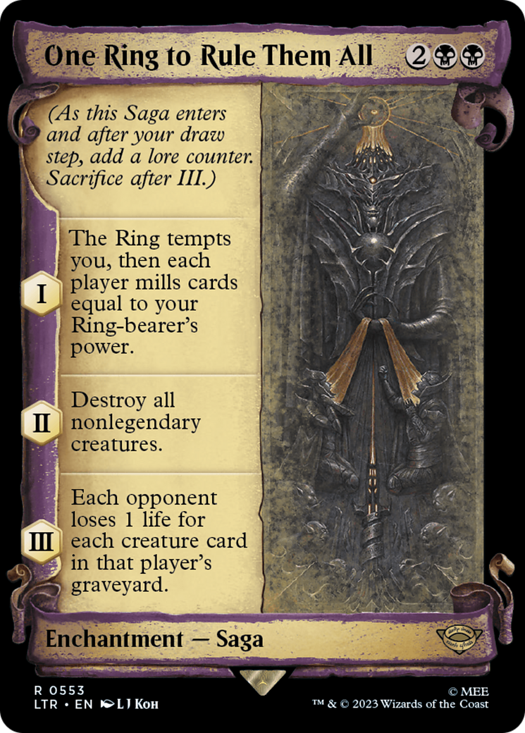 One Ring to Rule Them All [The Lord of the Rings: Tales of Middle-Earth Showcase Scrolls] | Rock City Comics