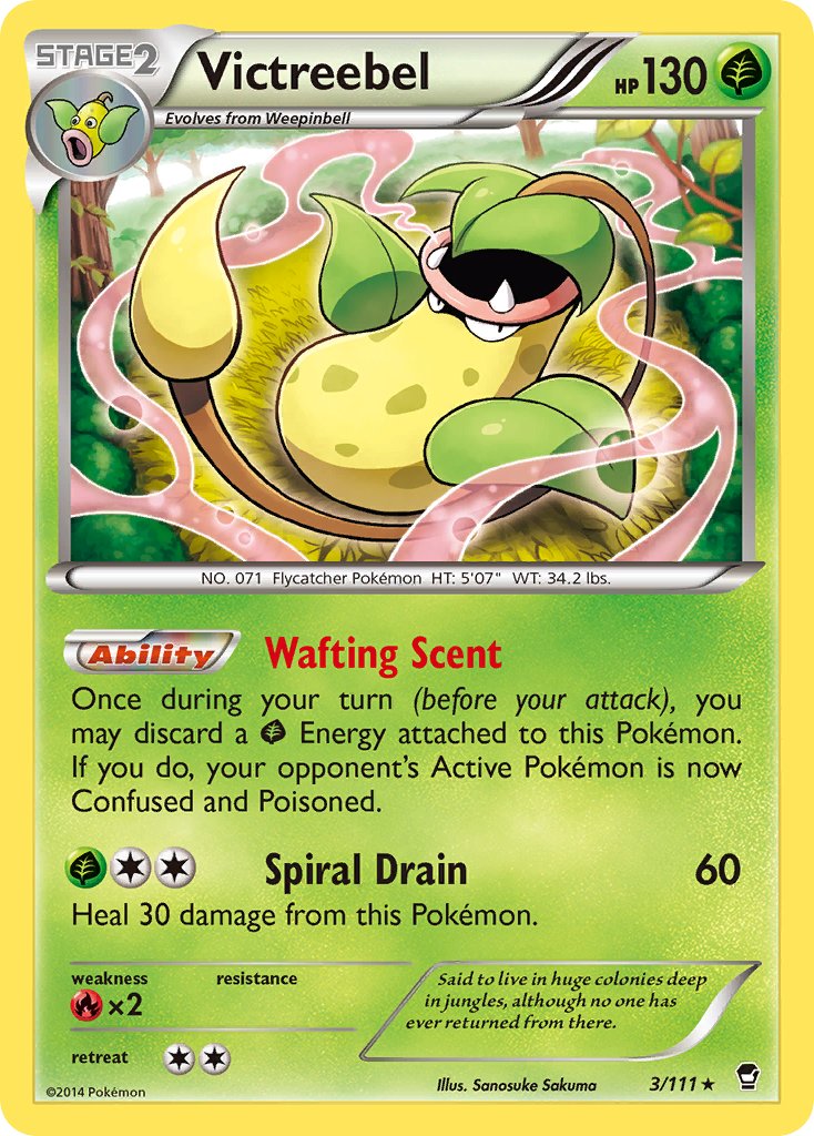 Victreebel (3/111) (Theme Deck Exclusive) [XY: Furious Fists] | Rock City Comics