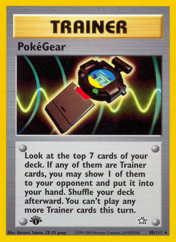 PokeGear (88/111) [Neo Genesis 1st Edition] | Rock City Comics