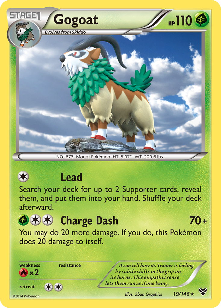 Gogoat (19/146) [XY: Base Set] | Rock City Comics