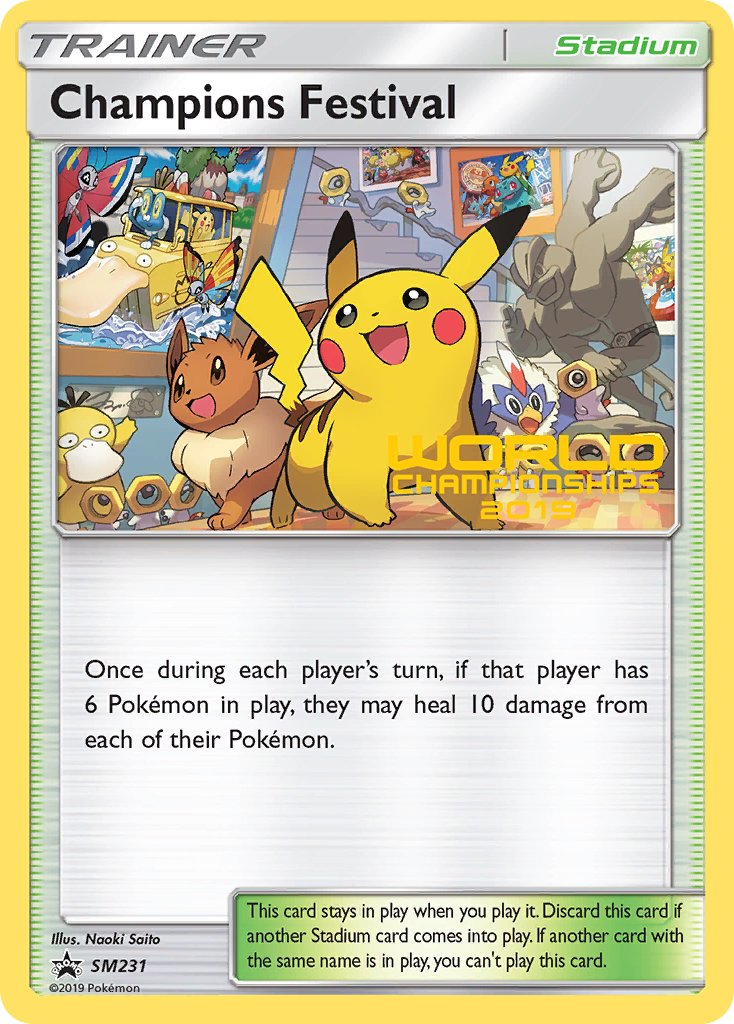 Champions Festival (SM231) (Champion 2019) [Sun & Moon: Black Star Promos] | Rock City Comics